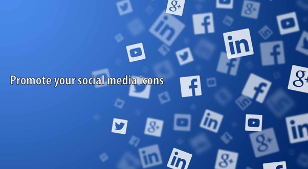 Promote your social media icons