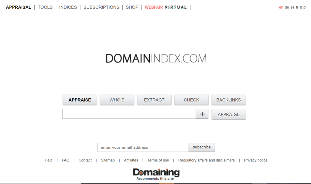 domain-index