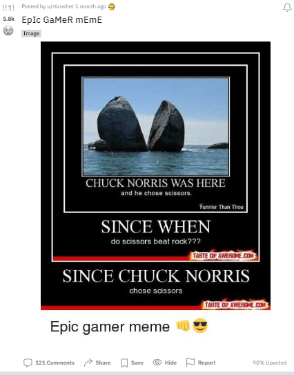 Reddit - Epic Gamer Meme