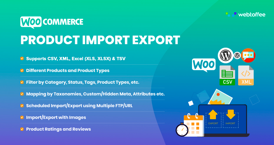 Product Import Export Plugin For WooCommerce