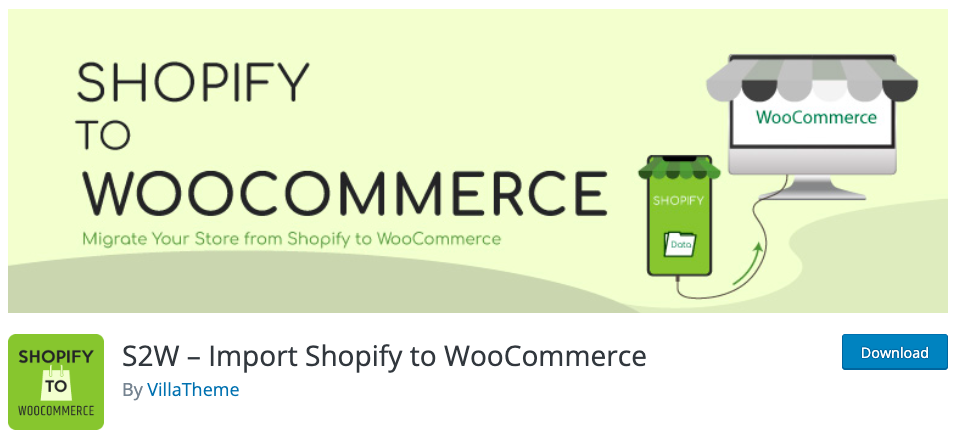 S2W – Import Shopify to WooCommerce