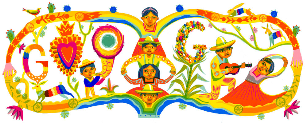 Mexican Independence Day Google Doodle