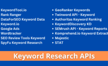 Keyword Research APIs